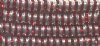 10 4.5mm Silver Rondelles with Light Siam Rhinestones